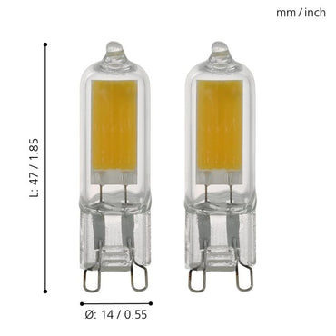 BULB Neutral White Lightbulb G9 - #11677N