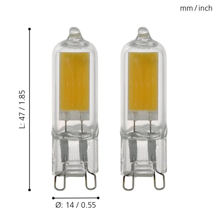BULB Warm Light Lightbulb G9 - #11677W