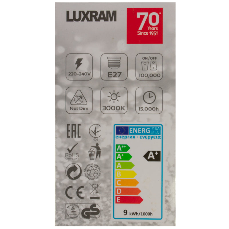 9W VALUE Lightbulb E27 - #1202032