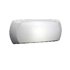 FRANCY-OP Ceiling/Wall Bulkhead Lamp White E27 #2A1.000W (NEW STOCK ARRIVING SOON)