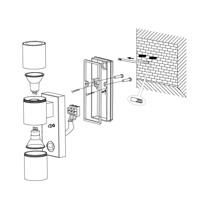 RIGA 5 Wall Light - #32899