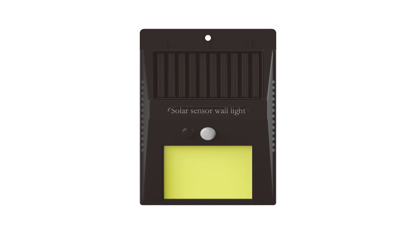 Techtouch Solar Wall Lt Type B w Sensor, Battery DL - #3320123