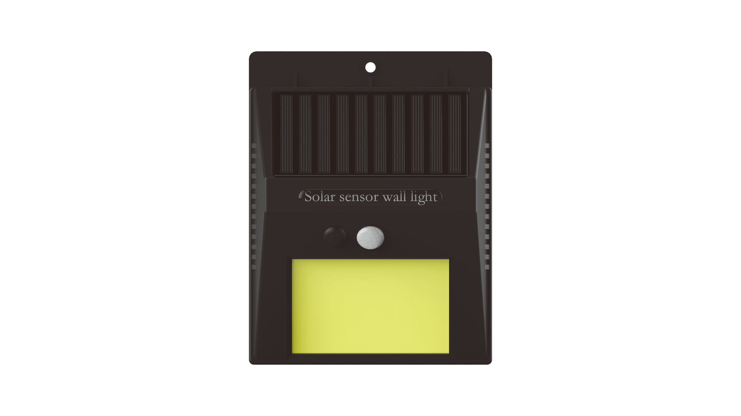 Techtouch Solar Wall Lt Type B w Sensor, Battery DL - #3320123