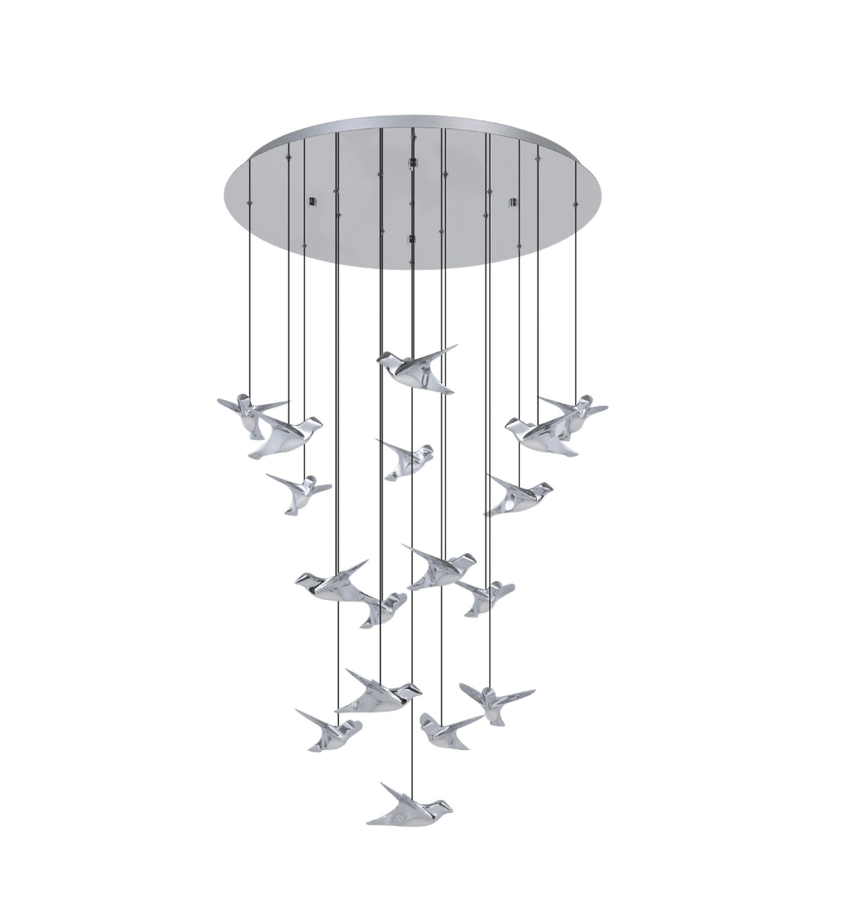 PARATEBUENO 1 LED Pendant Chrome Dimmable #390402
