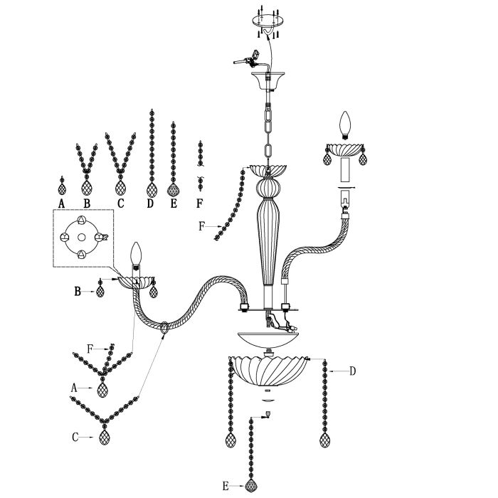 BASILANO 1 Pendant Light - #39102