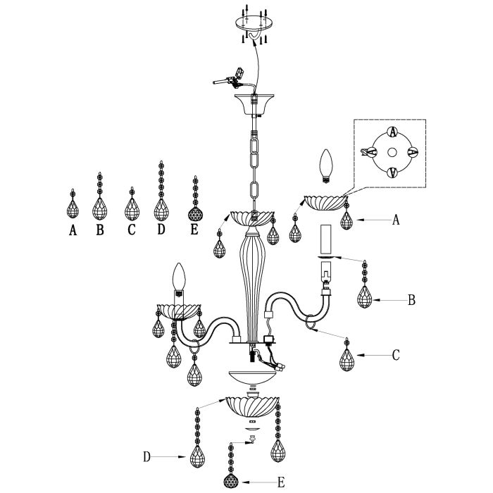 CARPENTO Pendant Light - #39113
