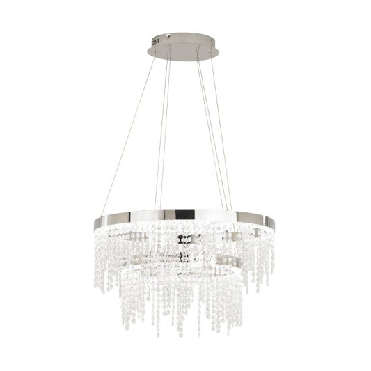 ANTELAO Stl Pendt. Clear Glass NRB 150cm #39281 (NEW STOCK ARRIVING SOON)