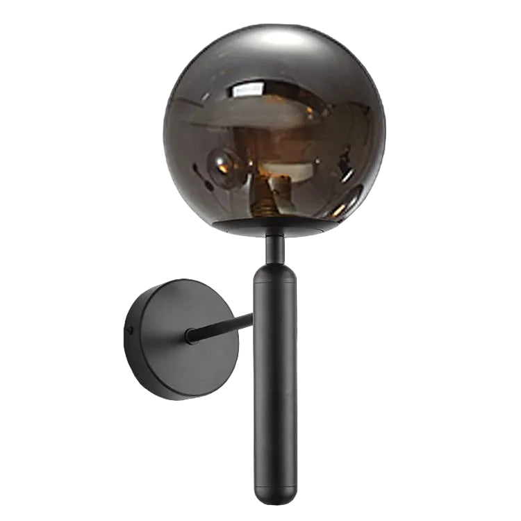 3W Fizz Pop Wall Light Black, Smoke w Bulb G9 #3E-KLW-105/BL