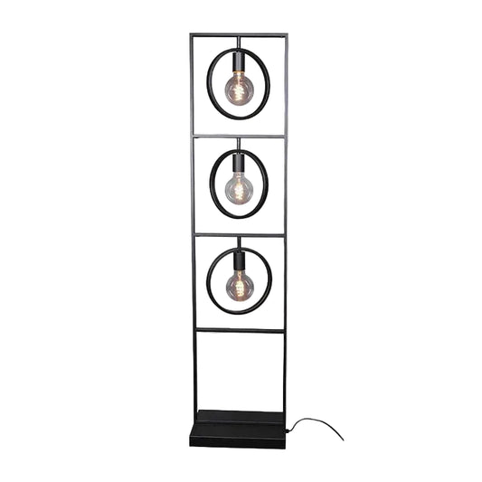 Ringmaster Floor Lamp Black E27 #3E-KLT-200/BL