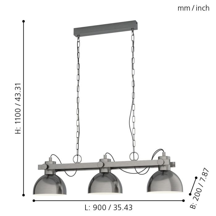 LUBENHAM 1 Pendant Light - #43168