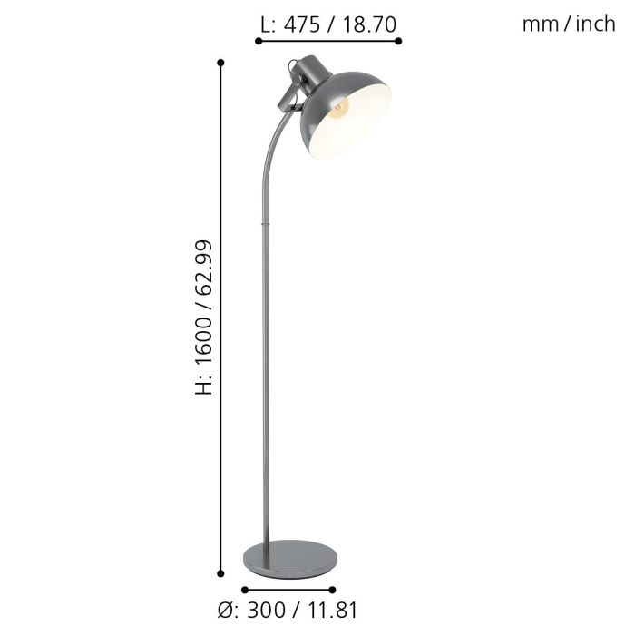 LUBENHAM 1 Floor Light - #43172