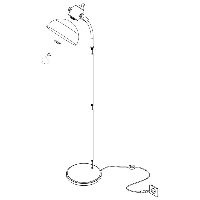LUBENHAM 1 Floor Light - #43172