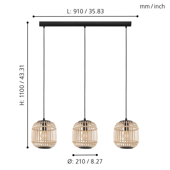 BORDESLEY Pendant Light - #43217