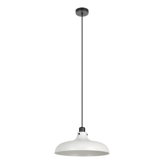 MATLOCK Steel Pendant Lt Grey Black E27 #43825