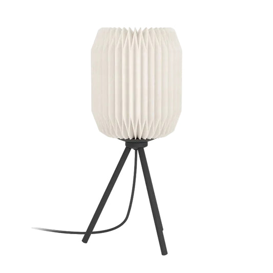 BELGRAVE Table Lamp Blk & White E27 #44103