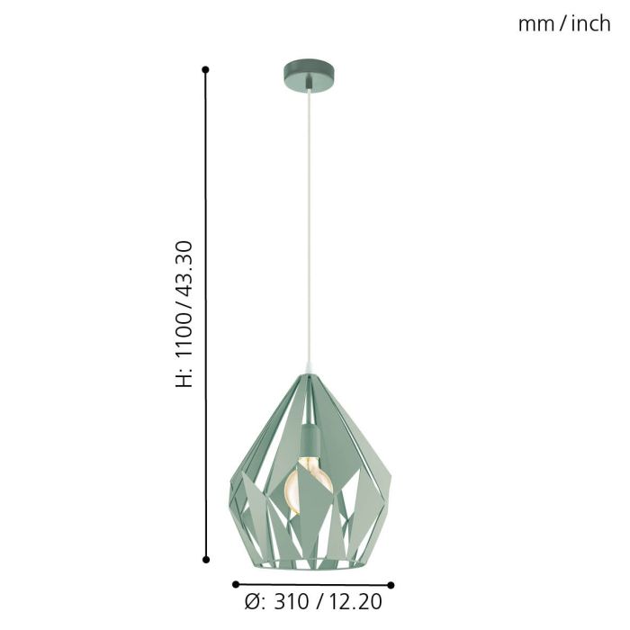 CARLTON-P Pendant Light - #49026
