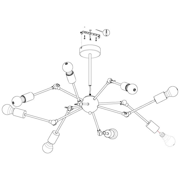 EXMOOR Ceiling Light - #49037