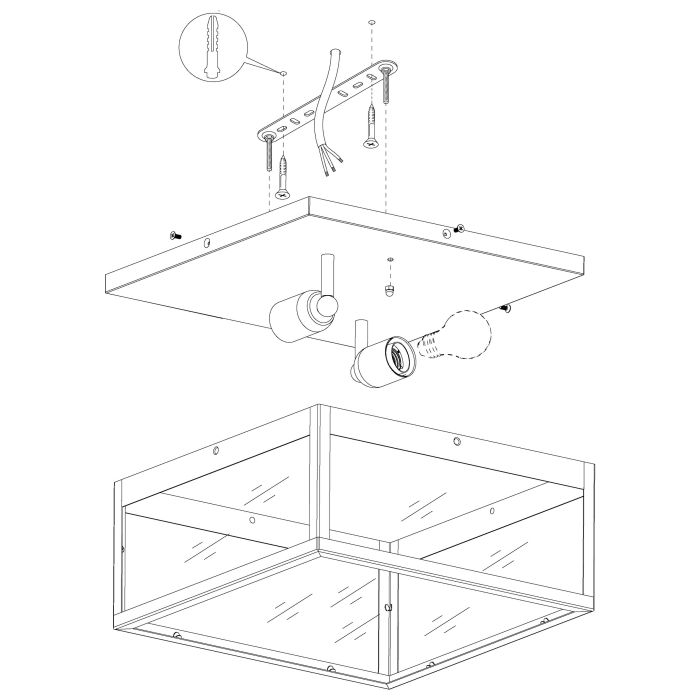 CHARTERHOUSE Ceiling Light - #49392