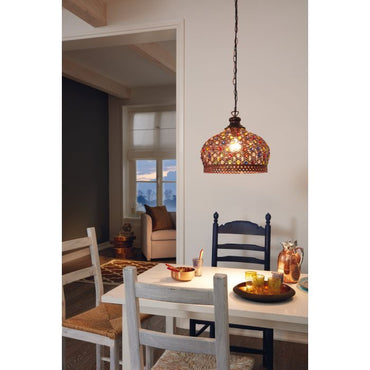 JADIDA Stl Pendant Lt Antique Copper E27 #49764