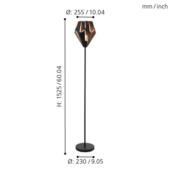 CARLTON 1 Floor Light - #49994