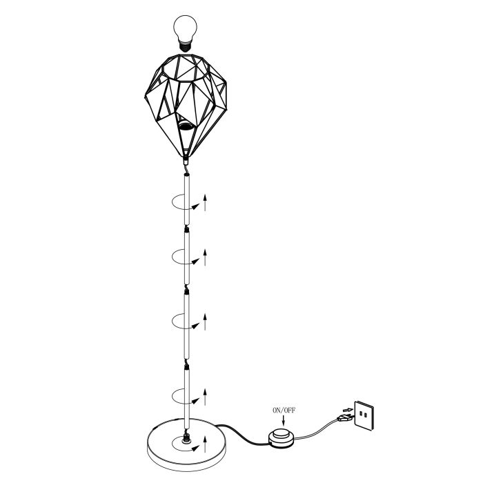 CARLTON 1 Floor Light - #49994
