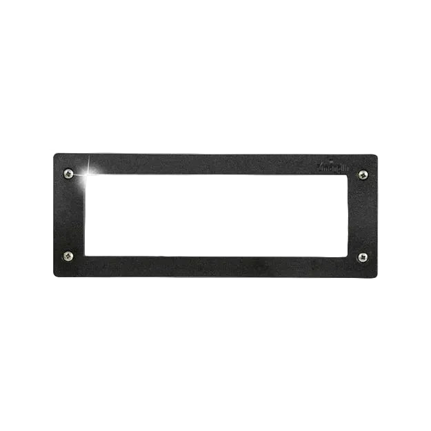 LETI 300 Rect. Recessed Brick Lt Black CW GX53 #5C1.000B