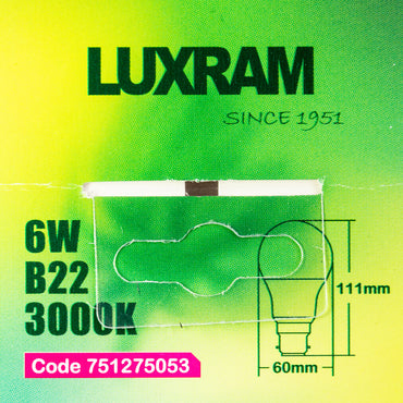 6W VALUE LED WW Lightbulb - #751275053