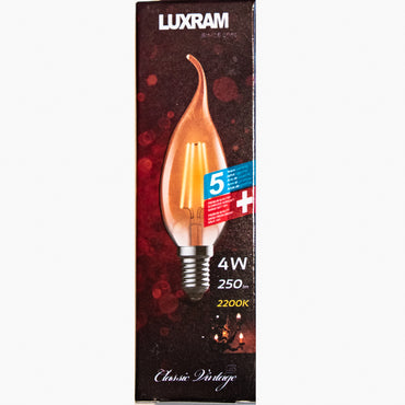 4W CLASSIC Vintage LED Candle Tip Lightbulb - #763423233