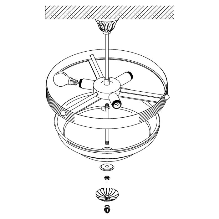 MARBELLA Ceiling Light - #85856