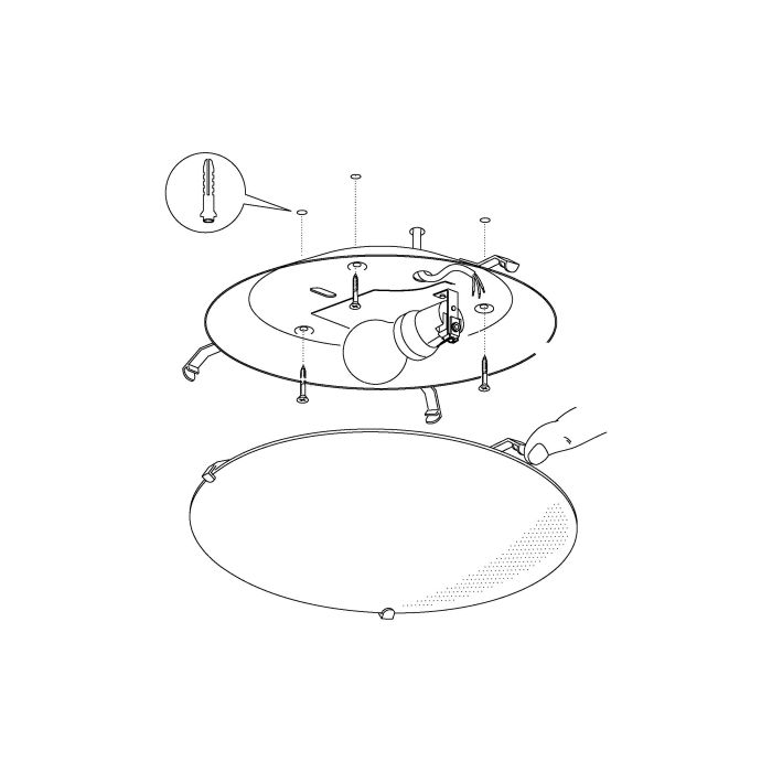 JUNIOR 1 Wall/Ceiling Light - #87284