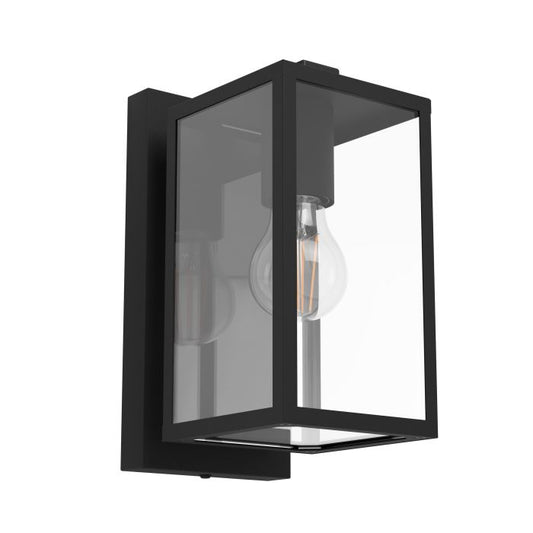 BUDRONE Stl, Glass Wall Lt Black E27 IP44 #900288