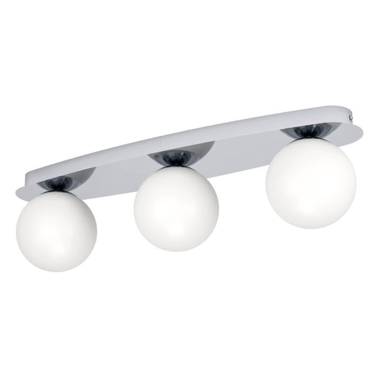 CASTROVIDO (3 Lt) Ceil. Lt Chrome, White G9 IP44 #902096