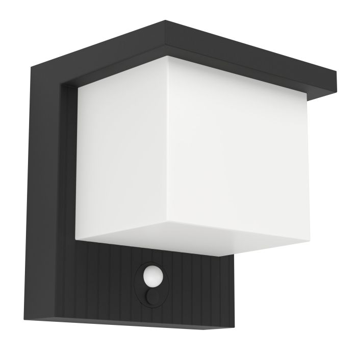 FRIGENTO Wall Lt w Sensor Black, White IP44 #902433