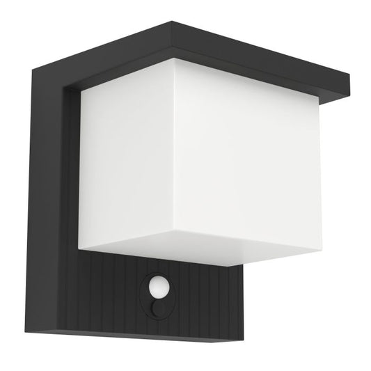 FRIGENTO Wall Lt w Sensor Black, White IP44 #902433