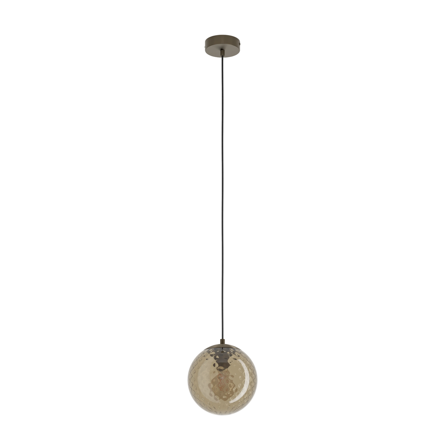 RONDO 2 Steel, Glass Pendant Dark Bronze E27 #902537