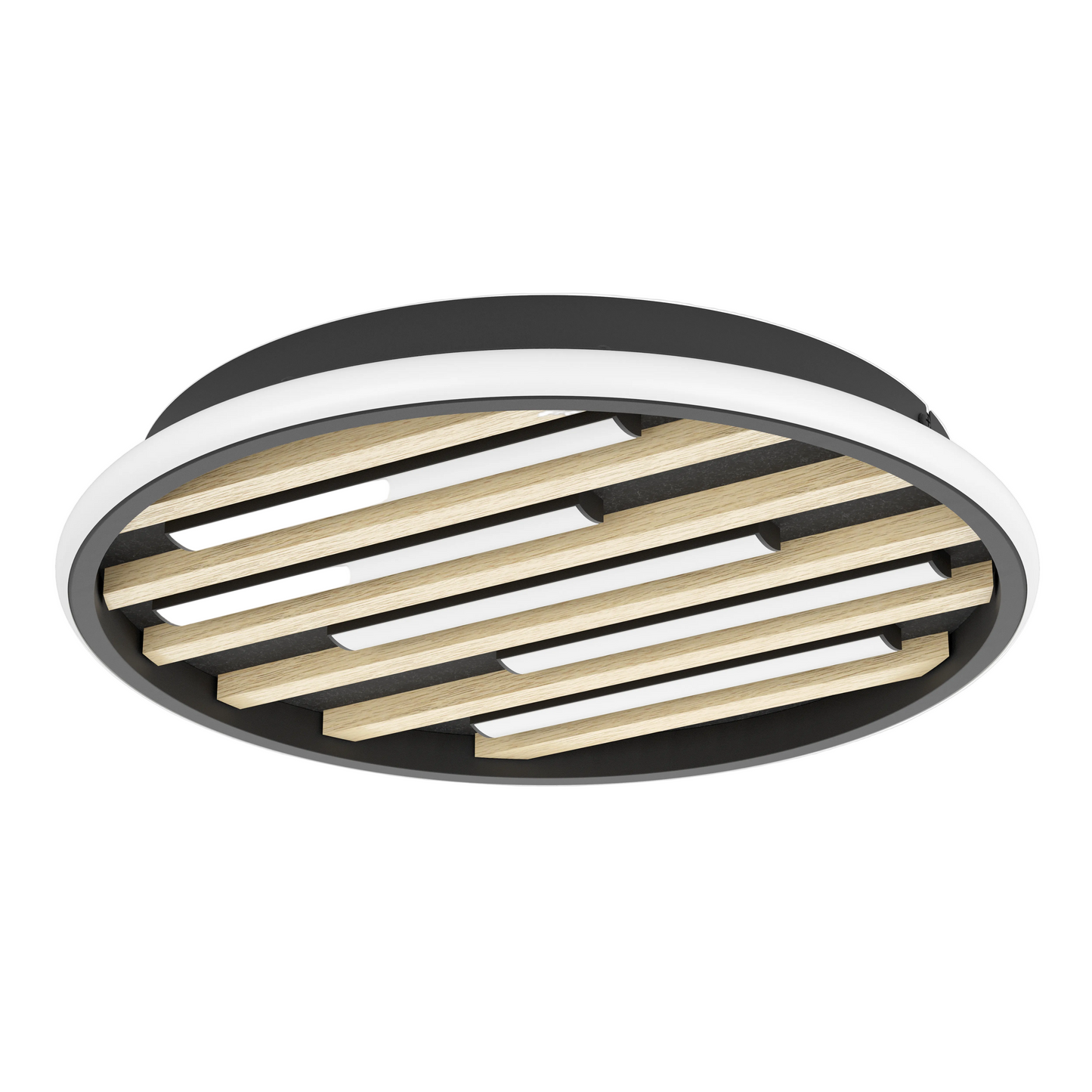 CEMBRANO LED Round Ceiling Lt Black, Brown #902587