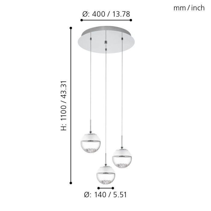MONTEFIO 1 Pendant Light - #93709