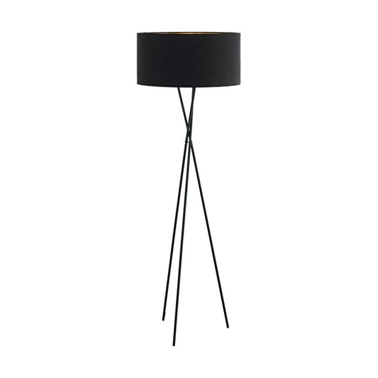 FONDACHELLI Steel Floor Light Black, Copper E27 #FL95541