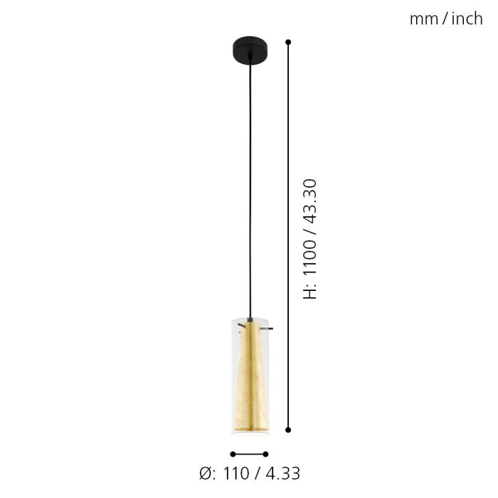 PINTO GOLD Pendant Light - #97651