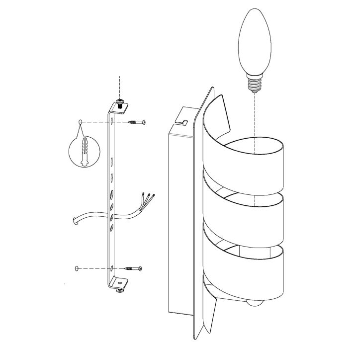 ELIZONDO Wall Light - #98755