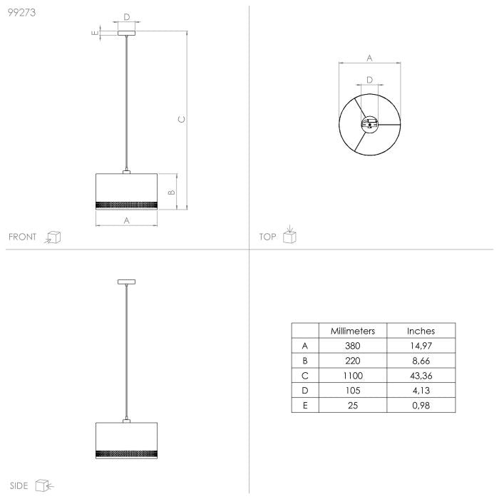 ESTEPERRA Pendant Light - #99273