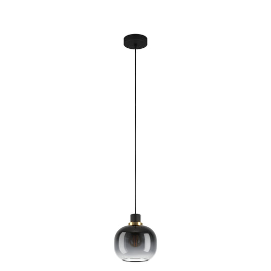 OILELLA Pendant Black, Grey Transparent E27 #99616
