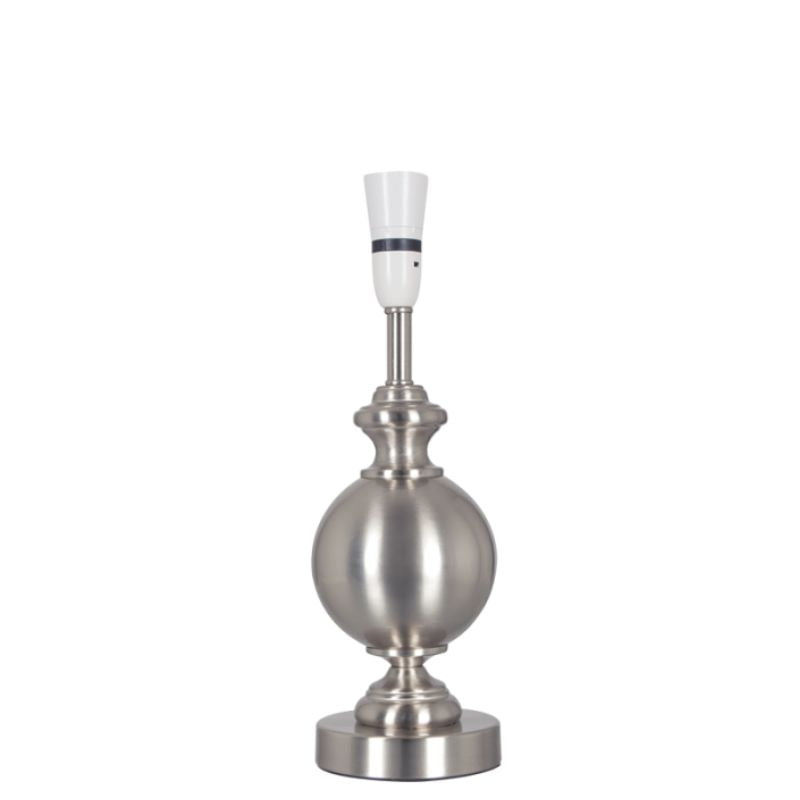 Satin Chrome Table Lamp - #BTL025 SATIN