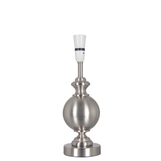 Satin Chrome Table Lamp - #BTL025 SATIN
