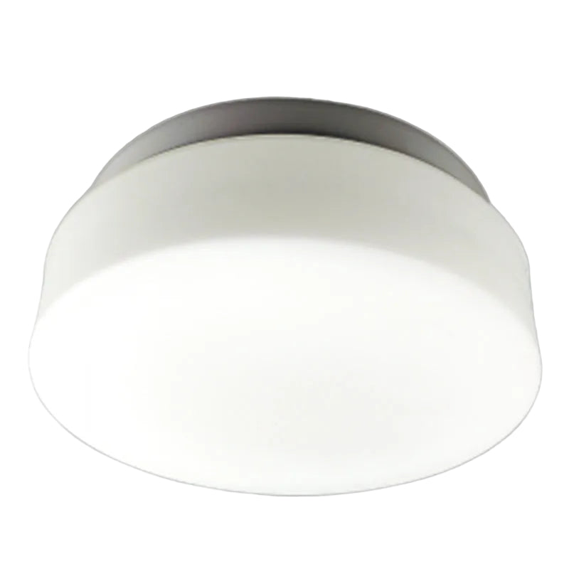 Round Ceiling Light White Glass - #CH001 LG