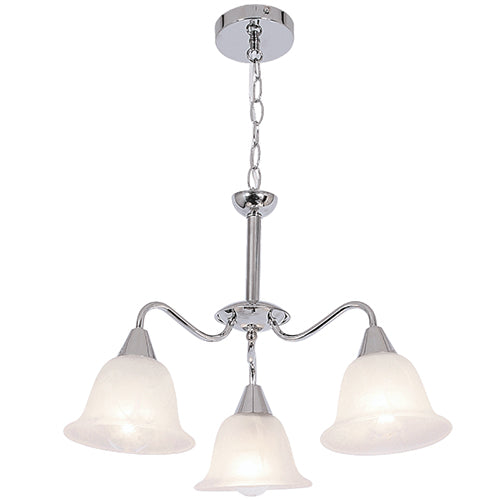 Polished Chrome Chandelier - #CH231/3 CHROME