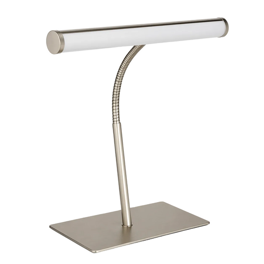 RICCIONE Stl, Alu LED Table Lamp Nickel Matt IP20 #901982