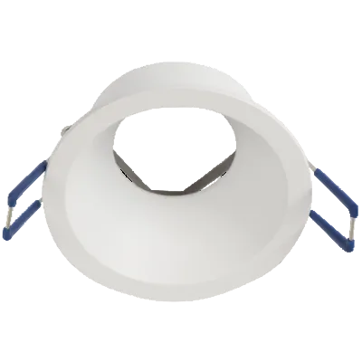 Die Cast Aluminium Straight Without Lampholder Downlight White #DL107 W