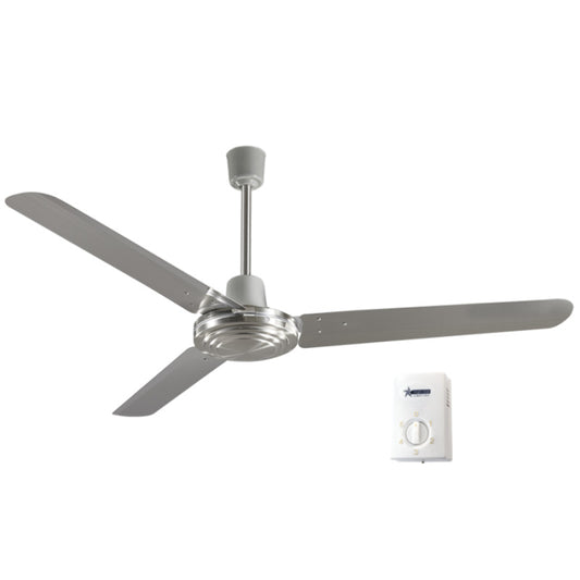 Stainless Steel Ceiling Fan - #FCF073 STAINLESS