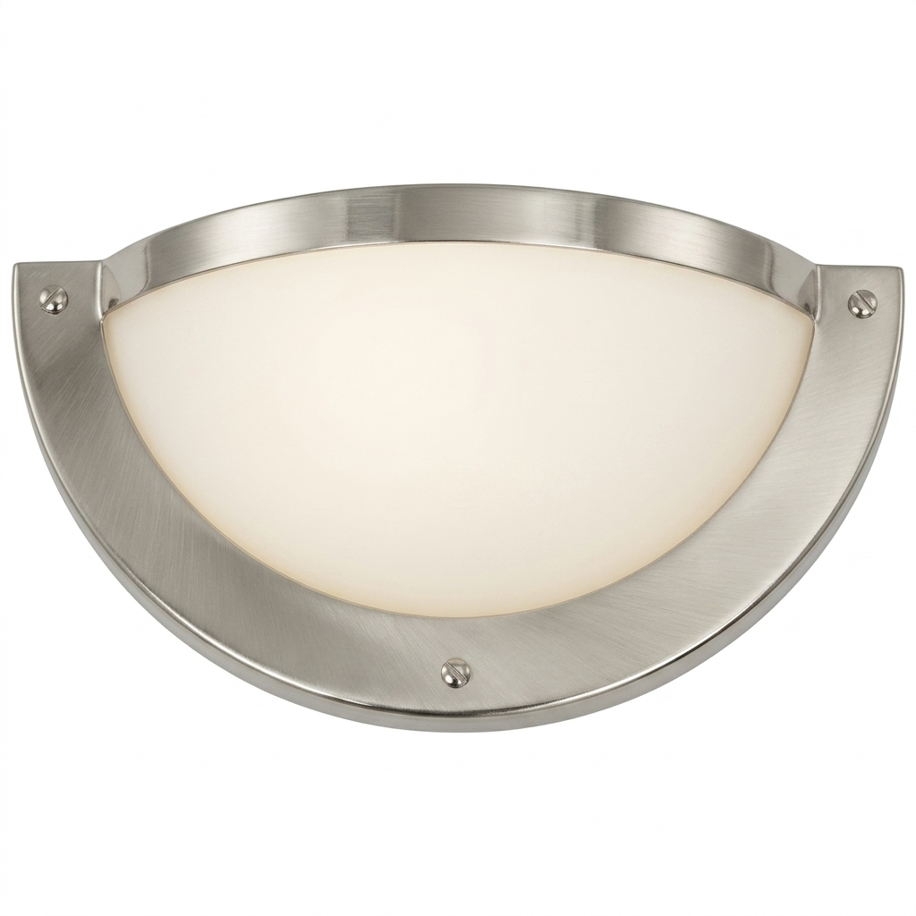 Metal and Glass Wall Bracket - WB3005 SATIN